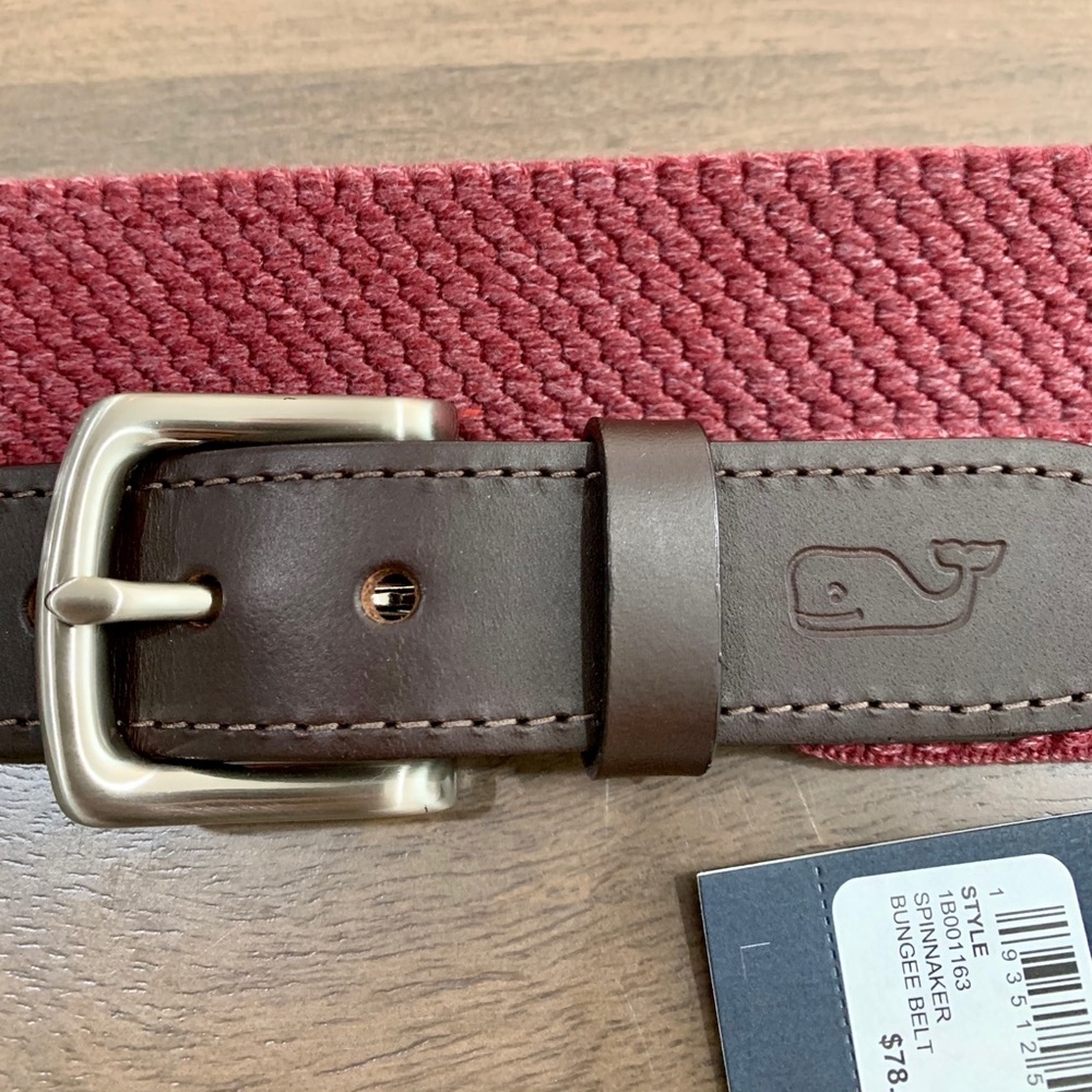 (NWT) Vineyard Vines 32" Heathered Bungee Belt